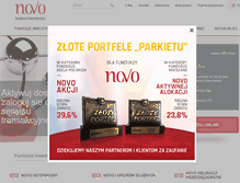 Tablet Screenshot of novofundusze.pl